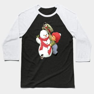 Christmas snowman Baseball T-Shirt